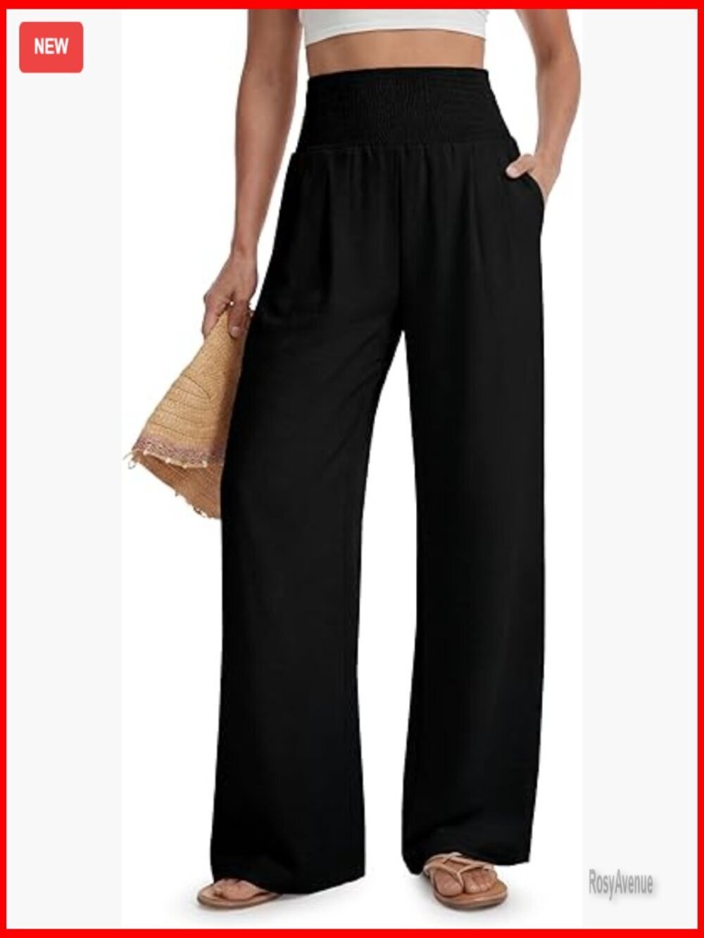 Tall Women's Palazzo Pants 32/34/36 Inseam High Waisted Wide Leg Lounge